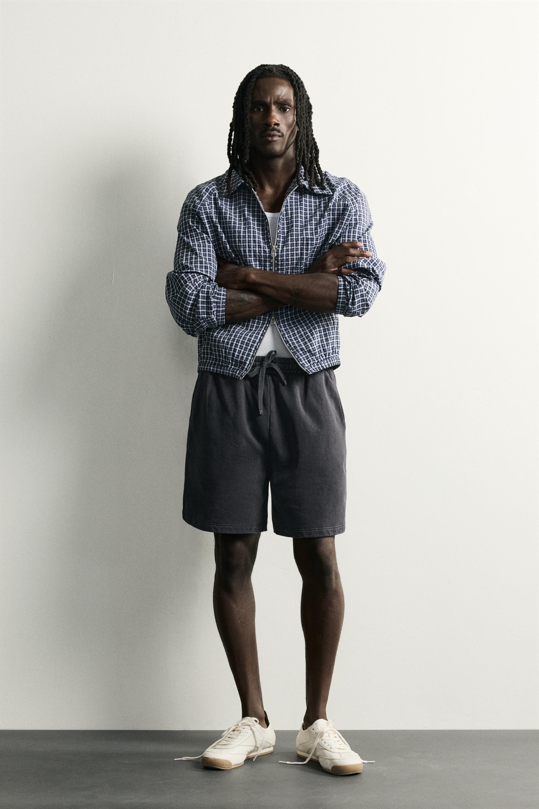 SHORT DE JOGGING DÉLAVÉ BASIQUE